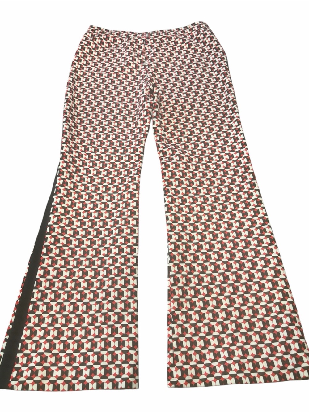 Maeve Anthropologie Red Black and White Bootcut Pull On Trouser Size S - Picture 4 of 10